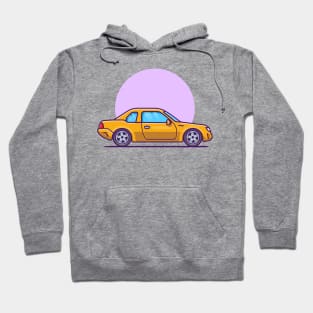 Car Cartoon Illustration Hoodie